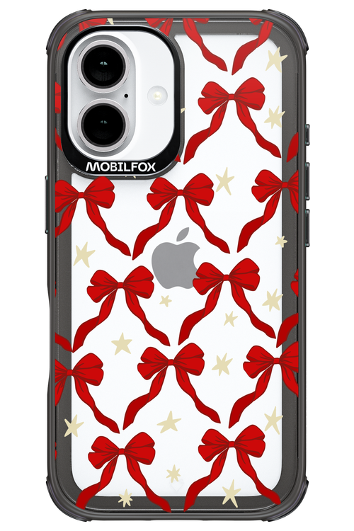 Bow & Stars (Transparent) - Apple iPhone 16