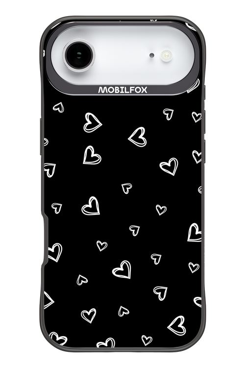 Monochrome Hearts 2.0 - Apple iPhone 17 Air