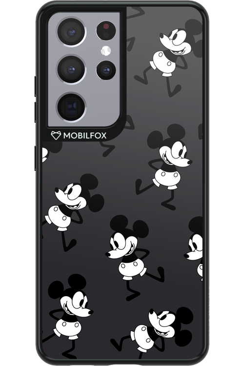 Iconic Mouse (antracite pattern) - Samsung Galaxy S21 Ultra