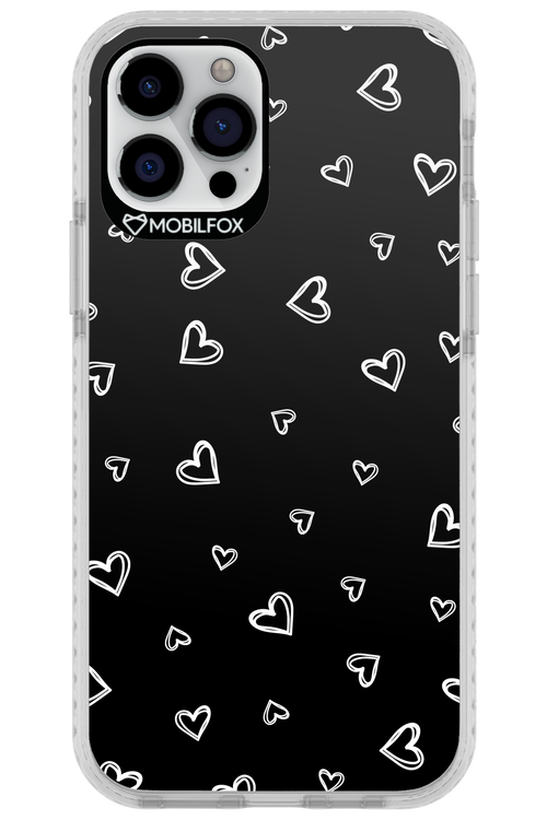 Monochrome Hearts 2.0 - Apple iPhone 12 Pro