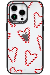 Candy Cane Hearts - Apple iPhone 15 Pro Max