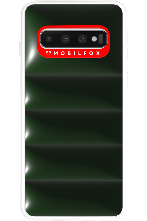 Earth Green Puffer Case - Samsung Galaxy S10
