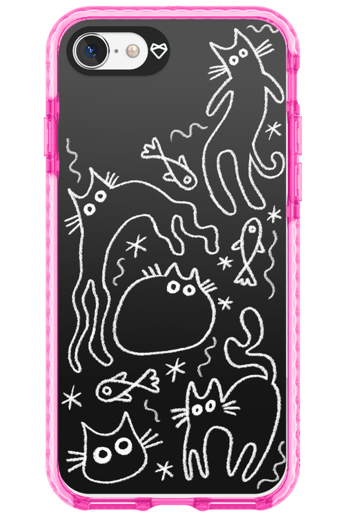 CHALK_CATS 2.0 - Apple iPhone 8