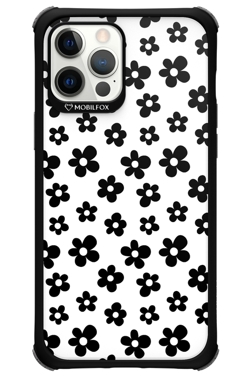 Monochrome Flowers  - Apple iPhone 12 Pro Max
