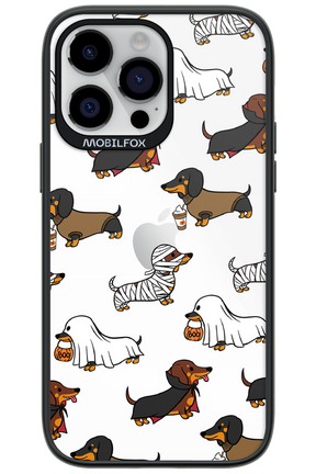 Scary Dachshund (Transparent) - Apple iPhone 14 Pro Max