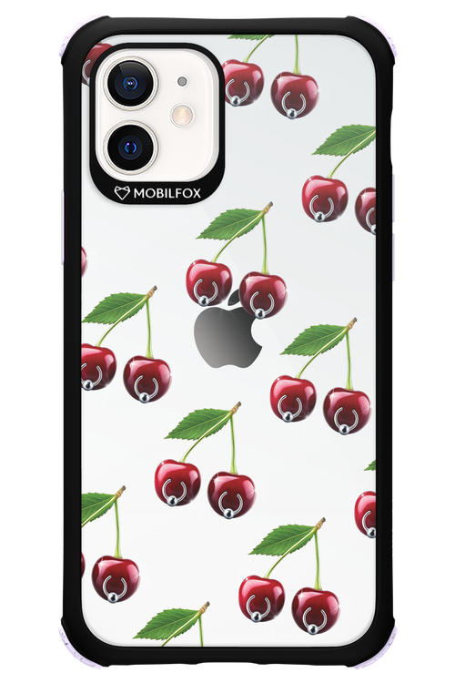 Spicy Cherries Transparent - Apple iPhone 12