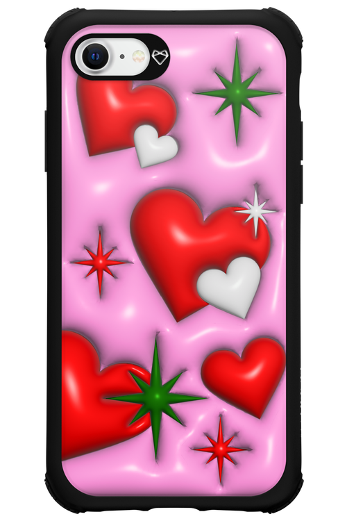 Holiday Hearts - Apple iPhone SE 2020