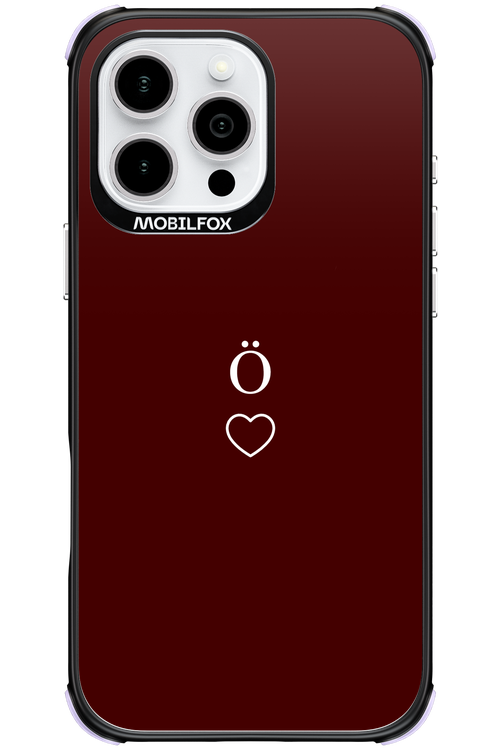 O Burgundia II 2.0 - Apple iPhone 16 Pro Max