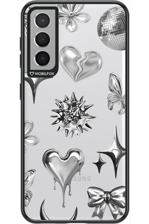 Silver Zone Transparent - Samsung Galaxy S21