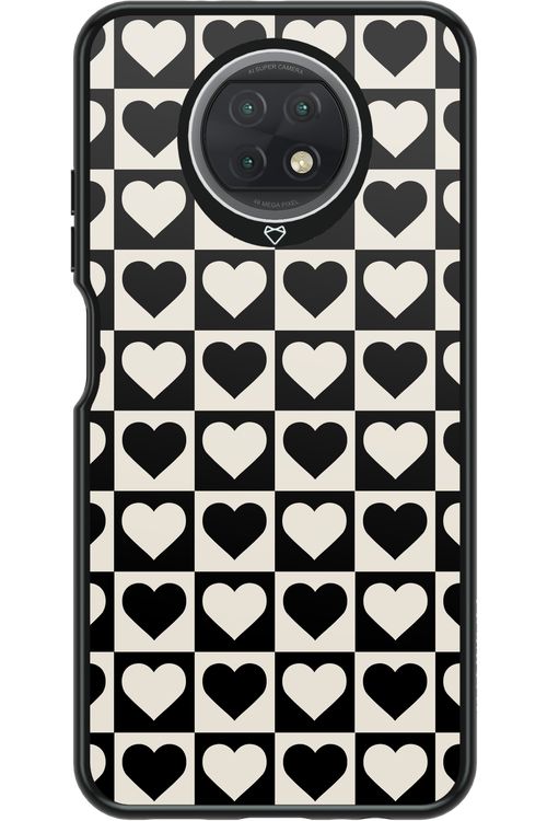 Checkered Heart - Xiaomi Redmi Note 9T 5G