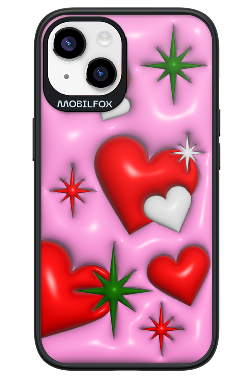Holiday Hearts - Apple iPhone 14