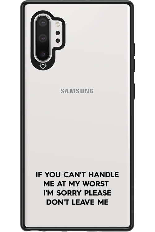Sorry - Samsung Galaxy Note 10+