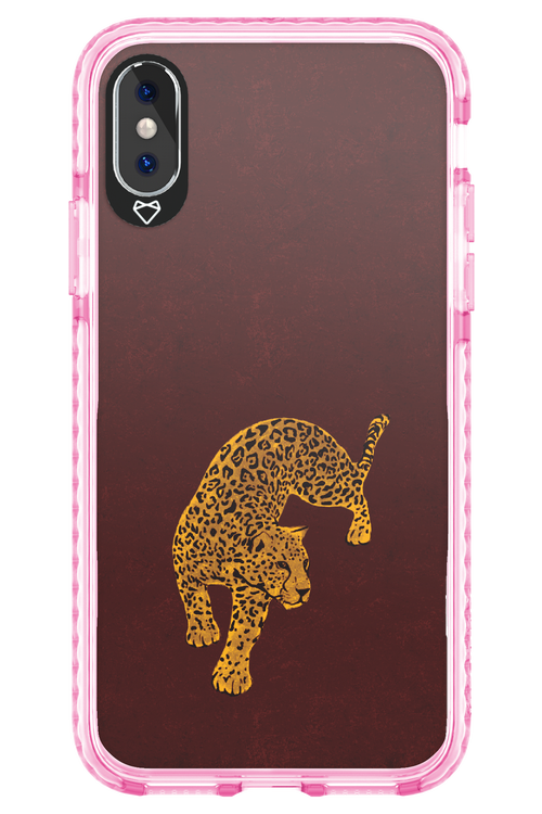 Burgundy Leopard - Apple iPhone XS