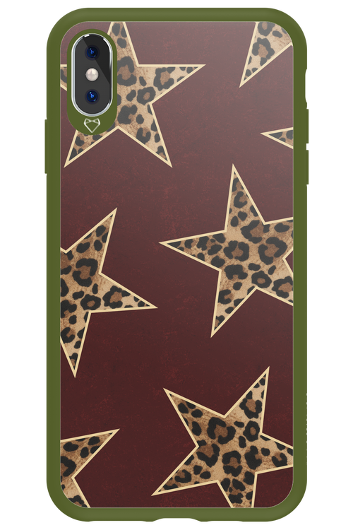 Wild Stars Burgundy - Apple iPhone XS Max