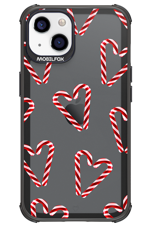 Candy Cane Hearts - Apple iPhone 13