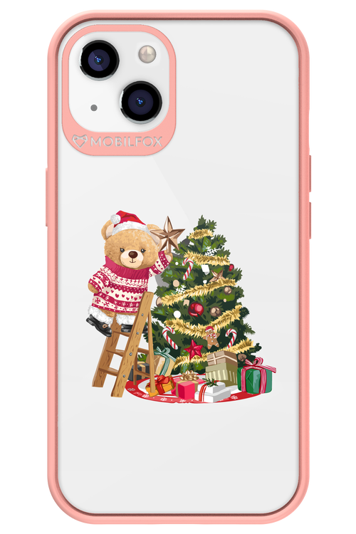 Christmas Bear (Transparent) - Apple iPhone 13