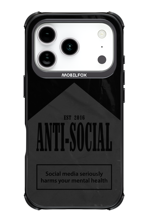 ANTI-SOCIAL (BLVCK) 2.0 - Apple iPhone 17 Pro