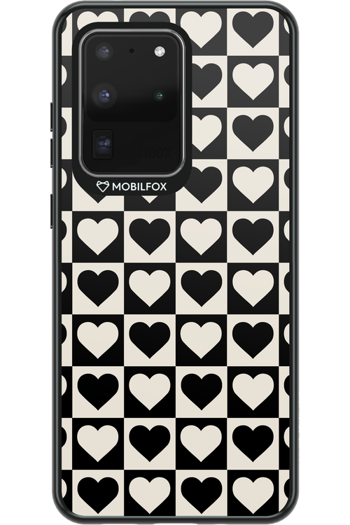 Checkered Heart - Samsung Galaxy S20 Ultra 5G