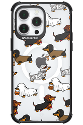 Scary Dachshund (Transparent) - Apple iPhone 14 Pro Max