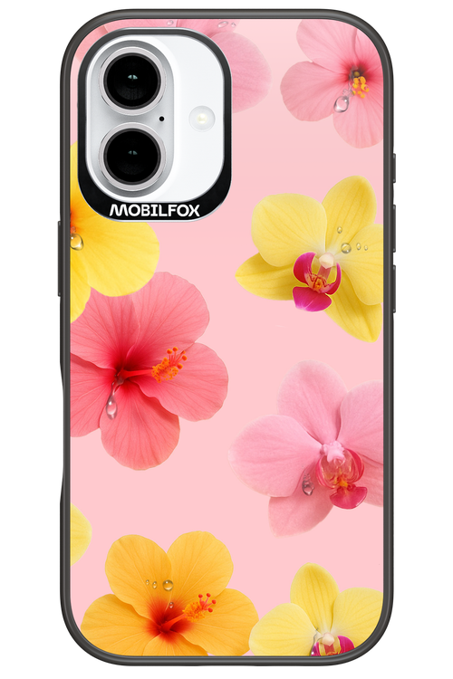 Sunset Flowers - Apple iPhone 16