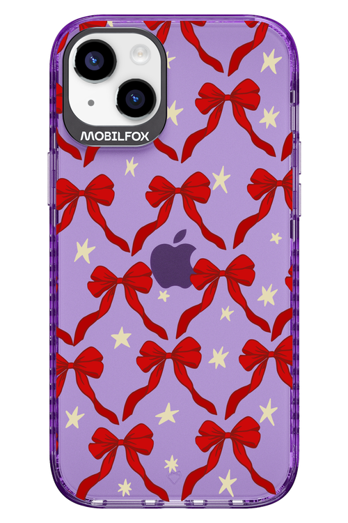 Bow & Stars (Transparent) - Apple iPhone 14 Plus