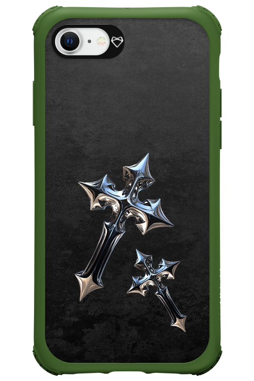 Chrome Crosses - Apple iPhone SE 2022