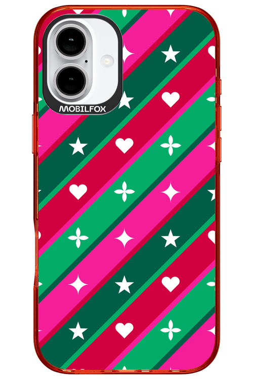 Christmas Stripes - Apple iPhone 16 Plus