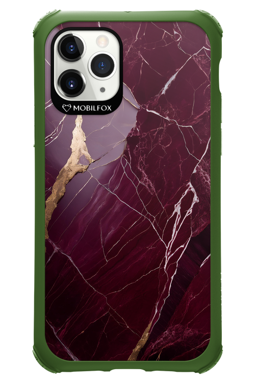 Burgundy Marble - Apple iPhone 11 Pro