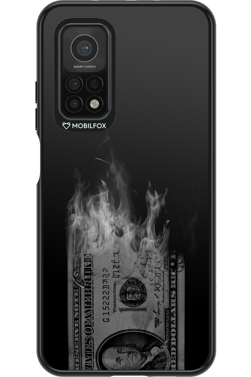 Money Burn B&W - Xiaomi Mi 10T 5G