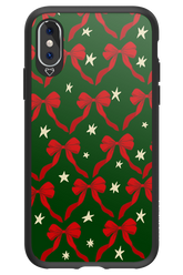 Bow & Stars (Green) - Apple iPhone XS