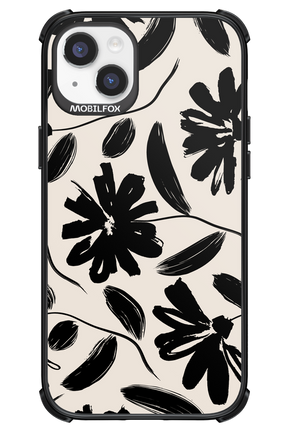Monochrome Flowerss - Apple iPhone 14 Plus
