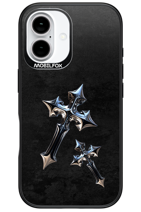 Chrome Crosses - Apple iPhone 16