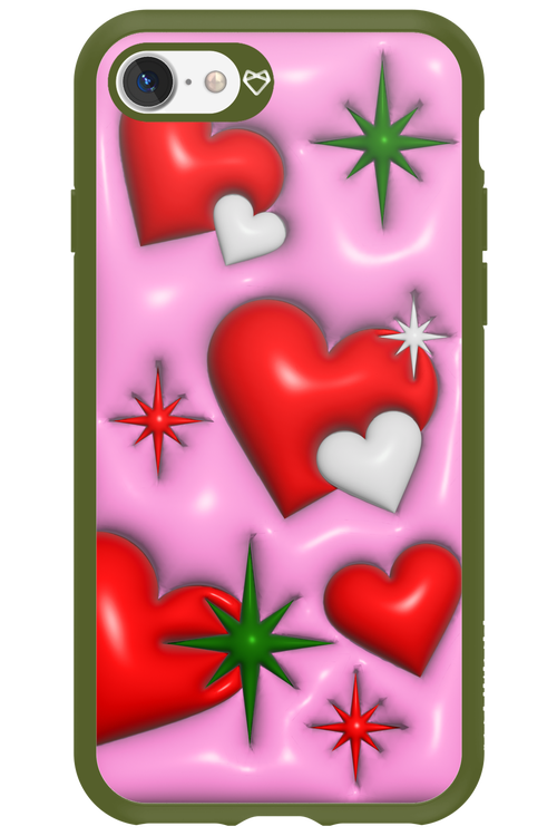 Holiday Hearts - Apple iPhone 7