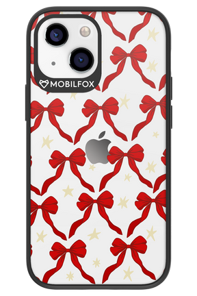 Bow & Stars (Transparent) - Apple iPhone 13 Mini
