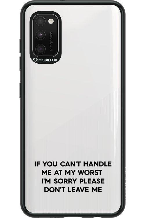 Sorry - Samsung Galaxy A41
