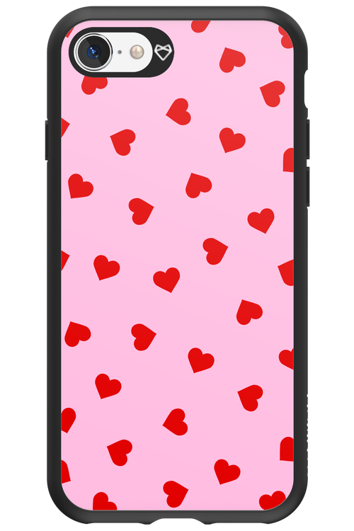 Sprinkle Heart Pink - Apple iPhone SE 2020