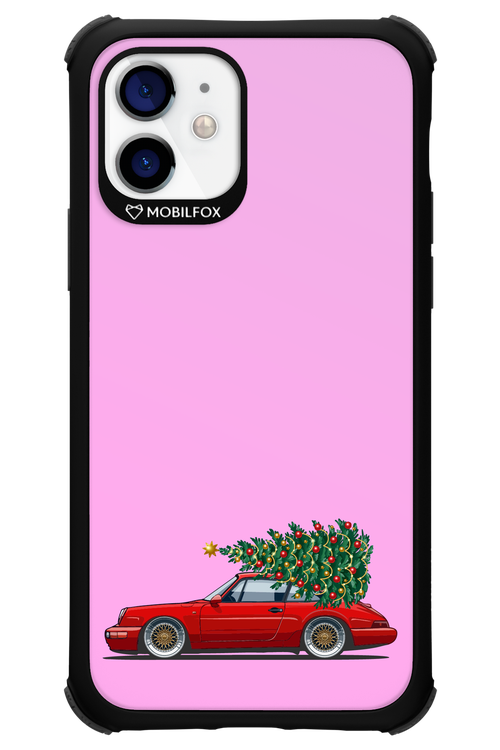 XMAS Car Pink - Apple iPhone 12