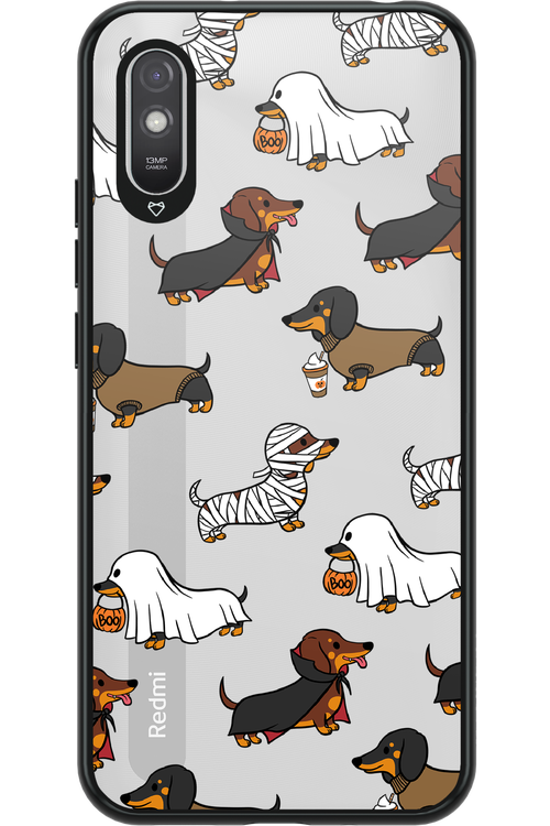 Scary Dachshund (Transparent) - Xiaomi Redmi 9A