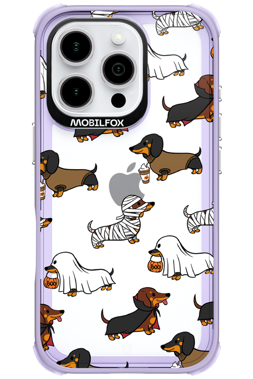 Scary Dachshund (Transparent) - Apple iPhone 16 Pro