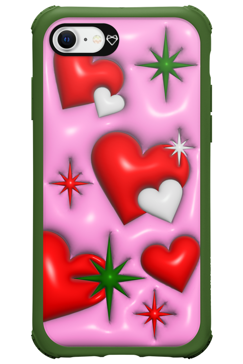 Holiday Hearts - Apple iPhone SE 2020