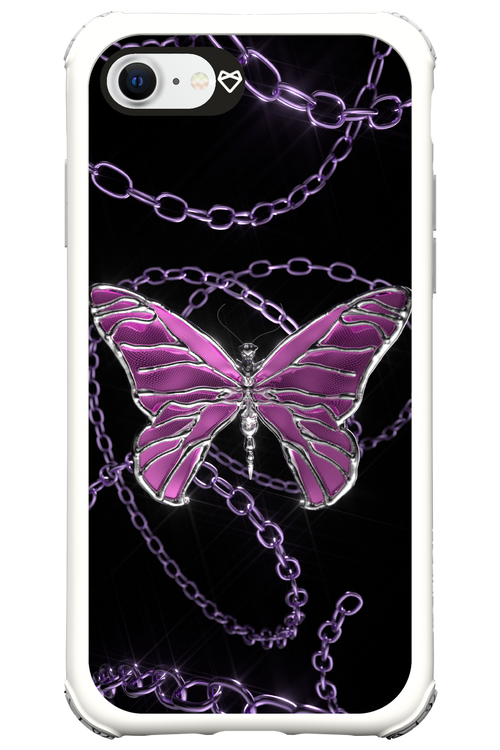 Butterfly Necklace - Apple iPhone SE 2022