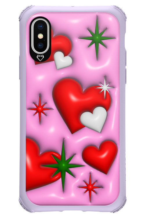 Holiday Hearts - Apple iPhone X