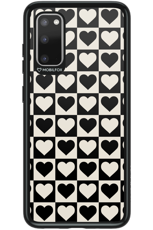 Checkered Heart - Samsung Galaxy S20
