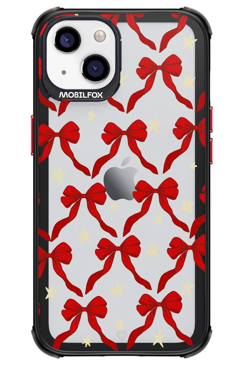 Bow & Stars (Transparent) - Apple iPhone 13