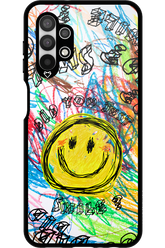 Crayon Smiley Colorful - Samsung Galaxy A13 4G