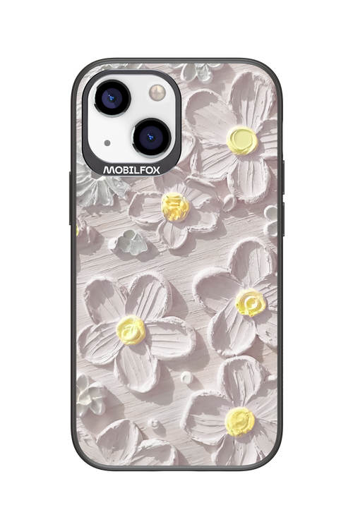 White Flowers - Apple iPhone 13 Mini