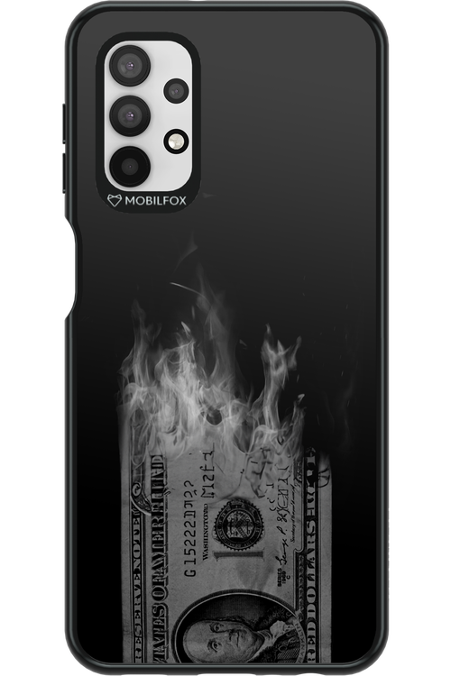 Money Burn B&W - Samsung Galaxy A32 5G