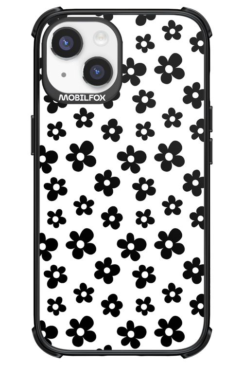 Monochrome Flowers  - Apple iPhone 14