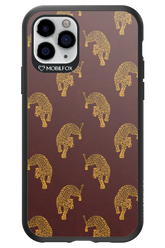 Burgundy Leopard Pattern - Apple iPhone 11 Pro