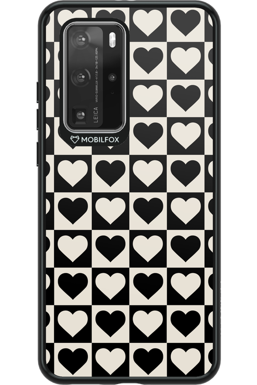 Checkered Heart - Huawei P40 Pro